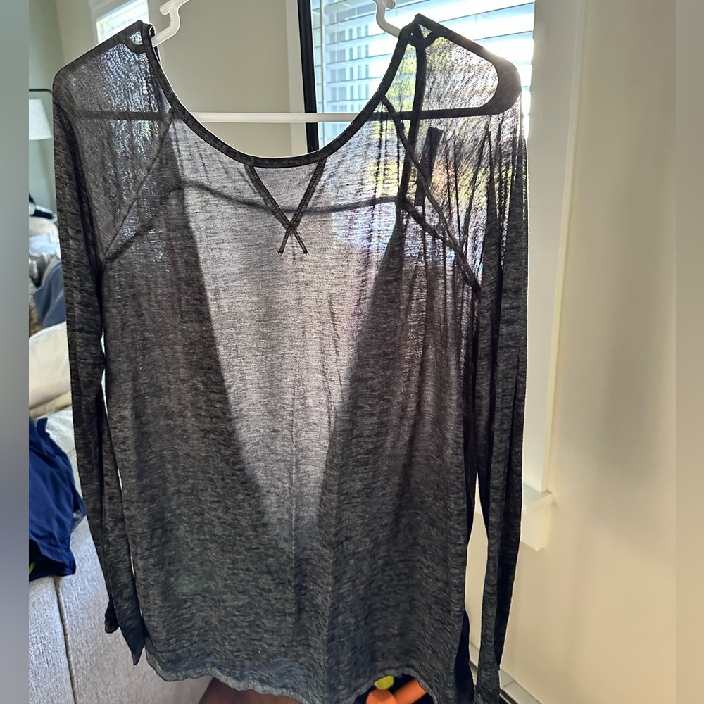 Women’s long sleeve open back